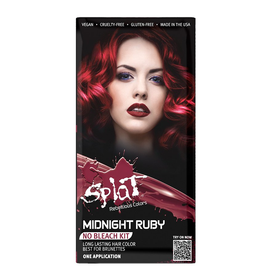 Splat 30 Wash Midnight Ruby Shop Hair Color At H E B