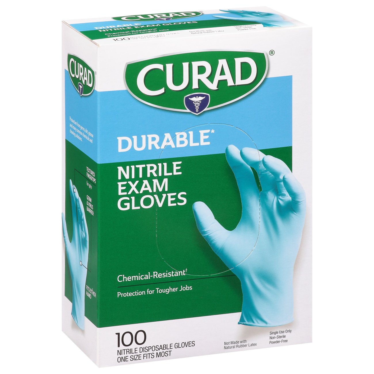 curad powder free exam gloves