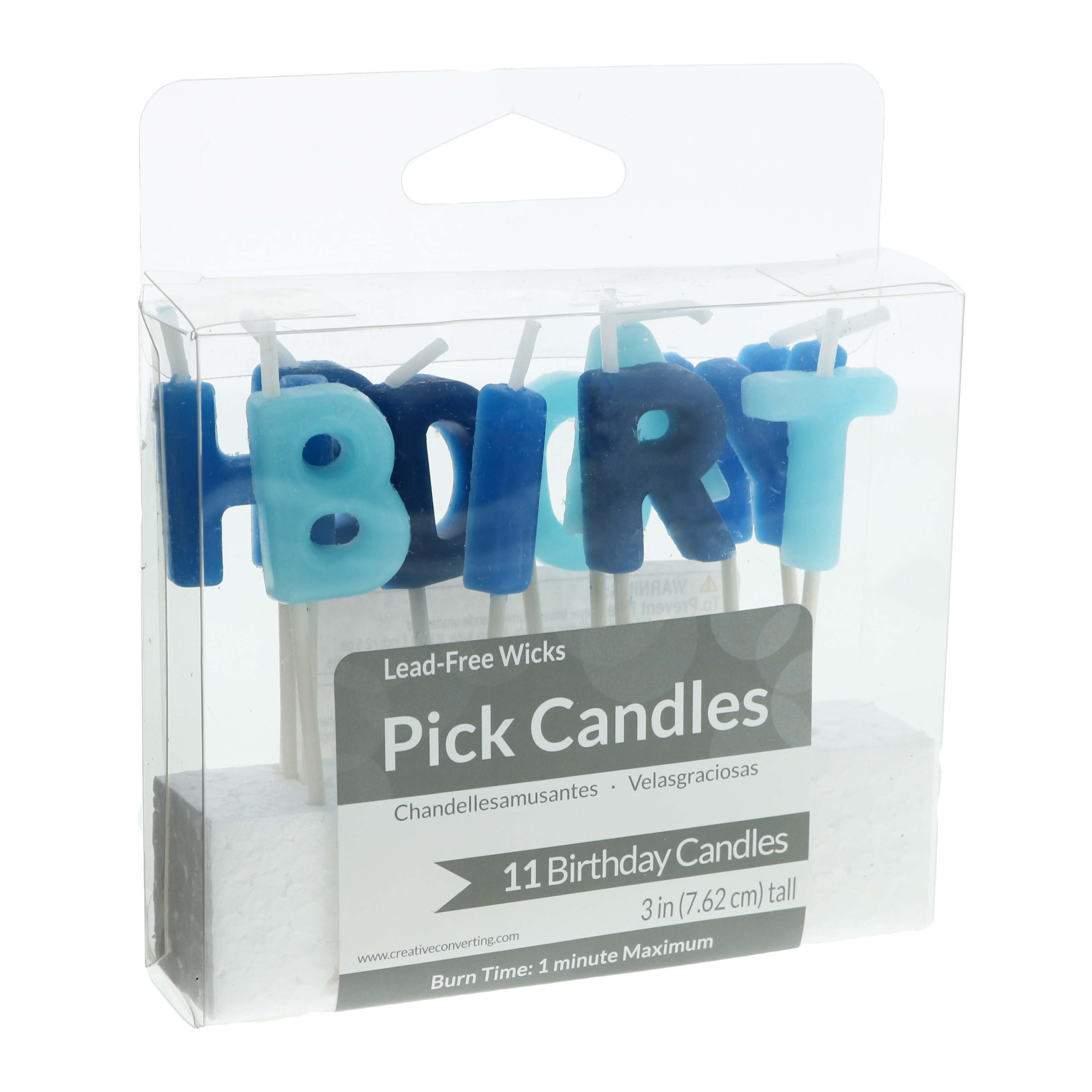 Creative Converting Birthday Boy Candles Blue Shop Birthday Candles