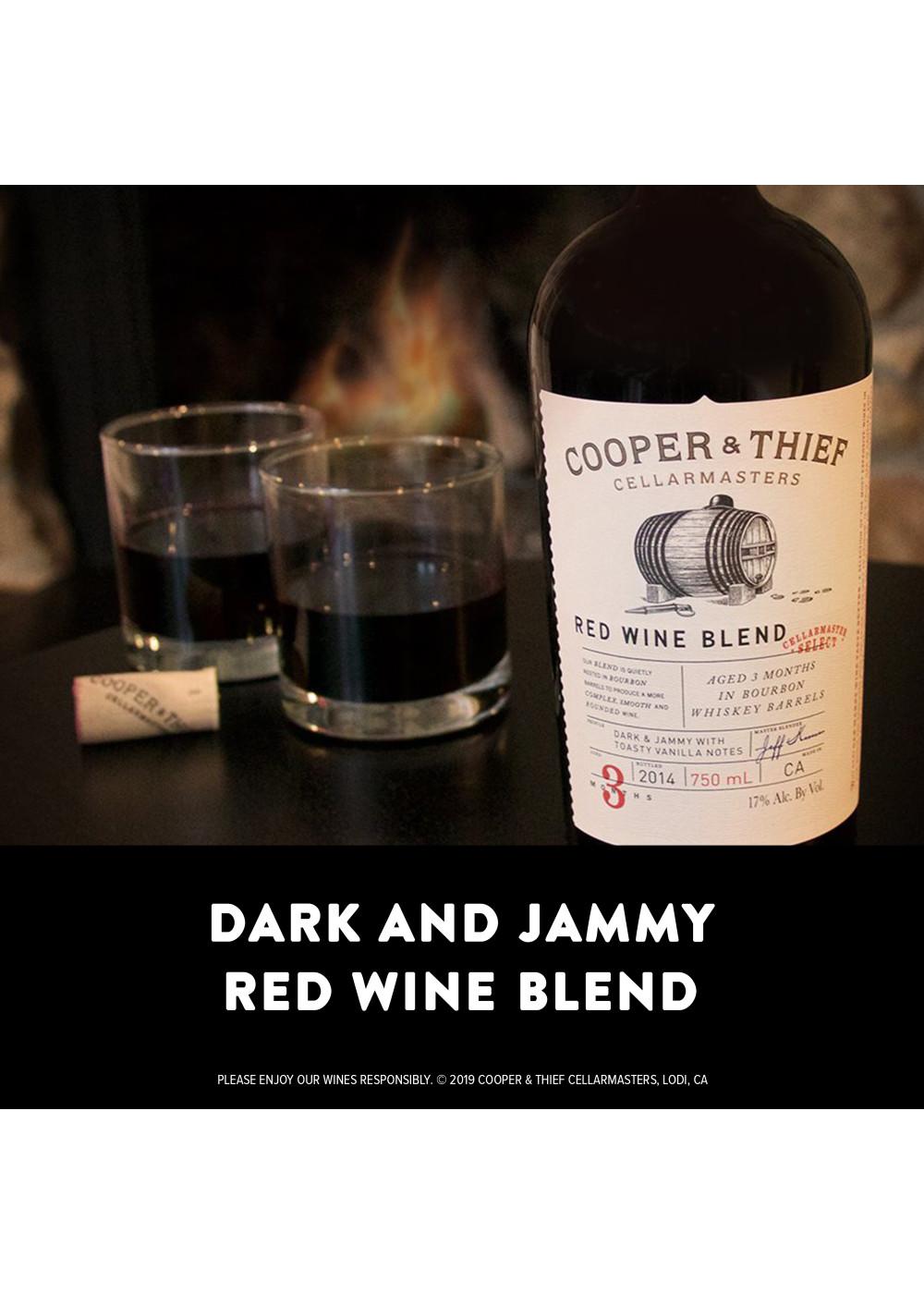 Cooper and Thief Bourbon Barrel Aged Red Blend Red Wine Bottle; image 4 of 8