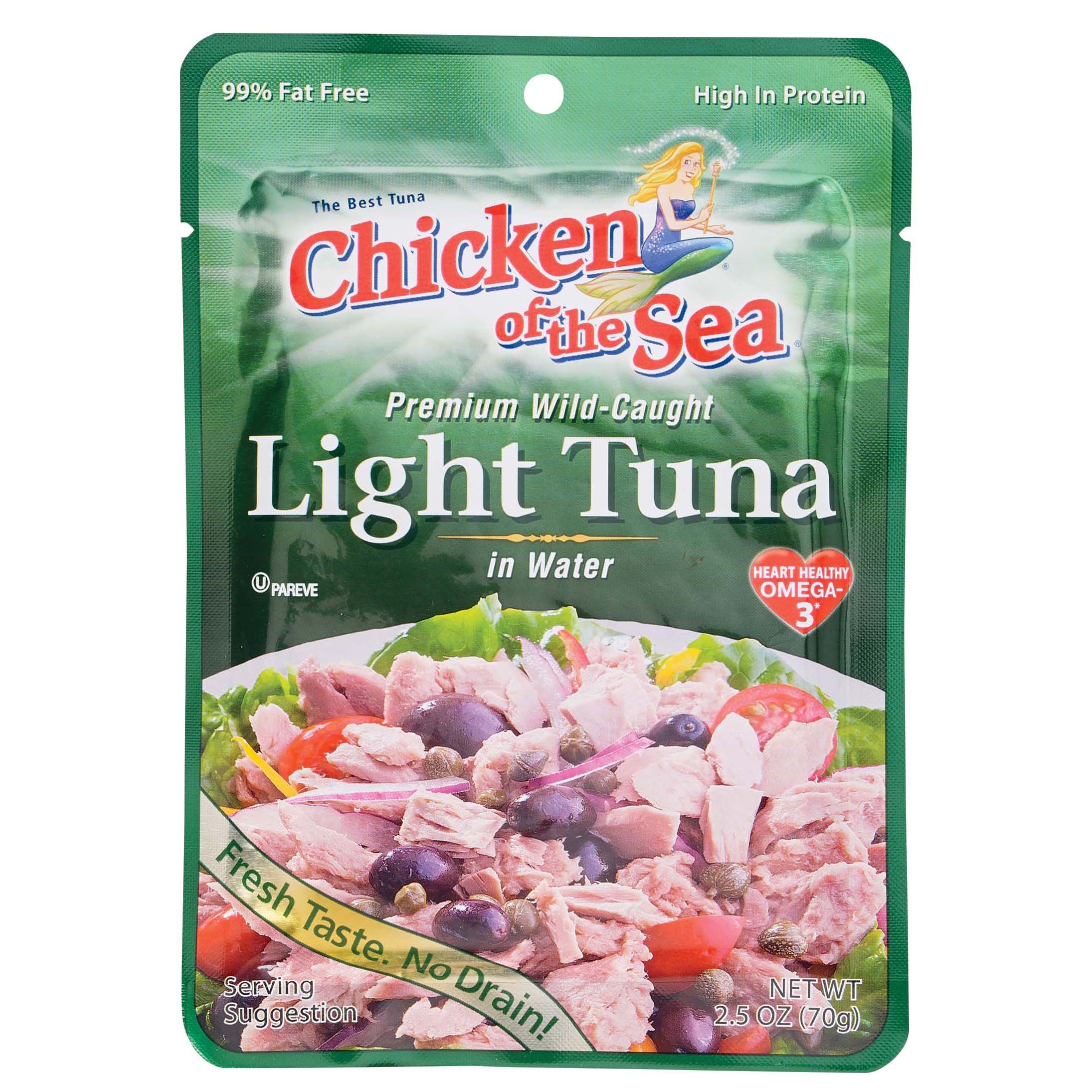 Chicken of the Sea Premium Light Tuna Pouch Shop Seafood at HEB