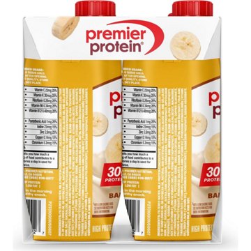Premier Protein 30g Protein Shakes 4 pk - Bananas & Cream, 11 oz