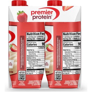 Premier Protein 30g Protein Shakes 4 pk - Strawberries & Cream, 11 oz