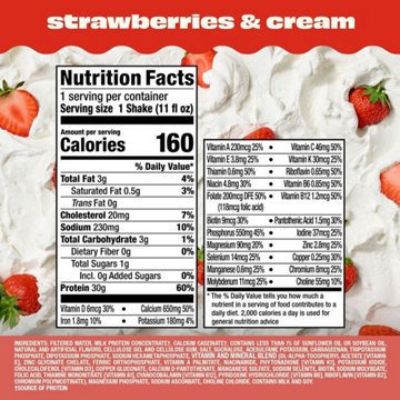 Premier Protein 30g Protein Shakes 4 pk - Strawberries & Cream, 11 oz