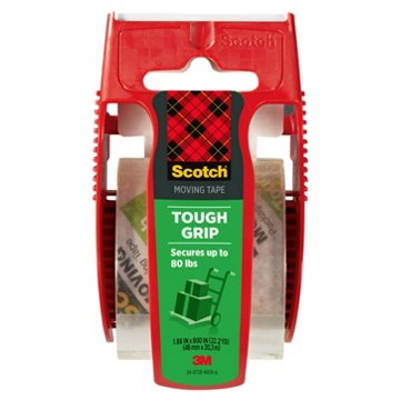 Scotch Tough Grip Moving Packaging Tape, 22.2 yd