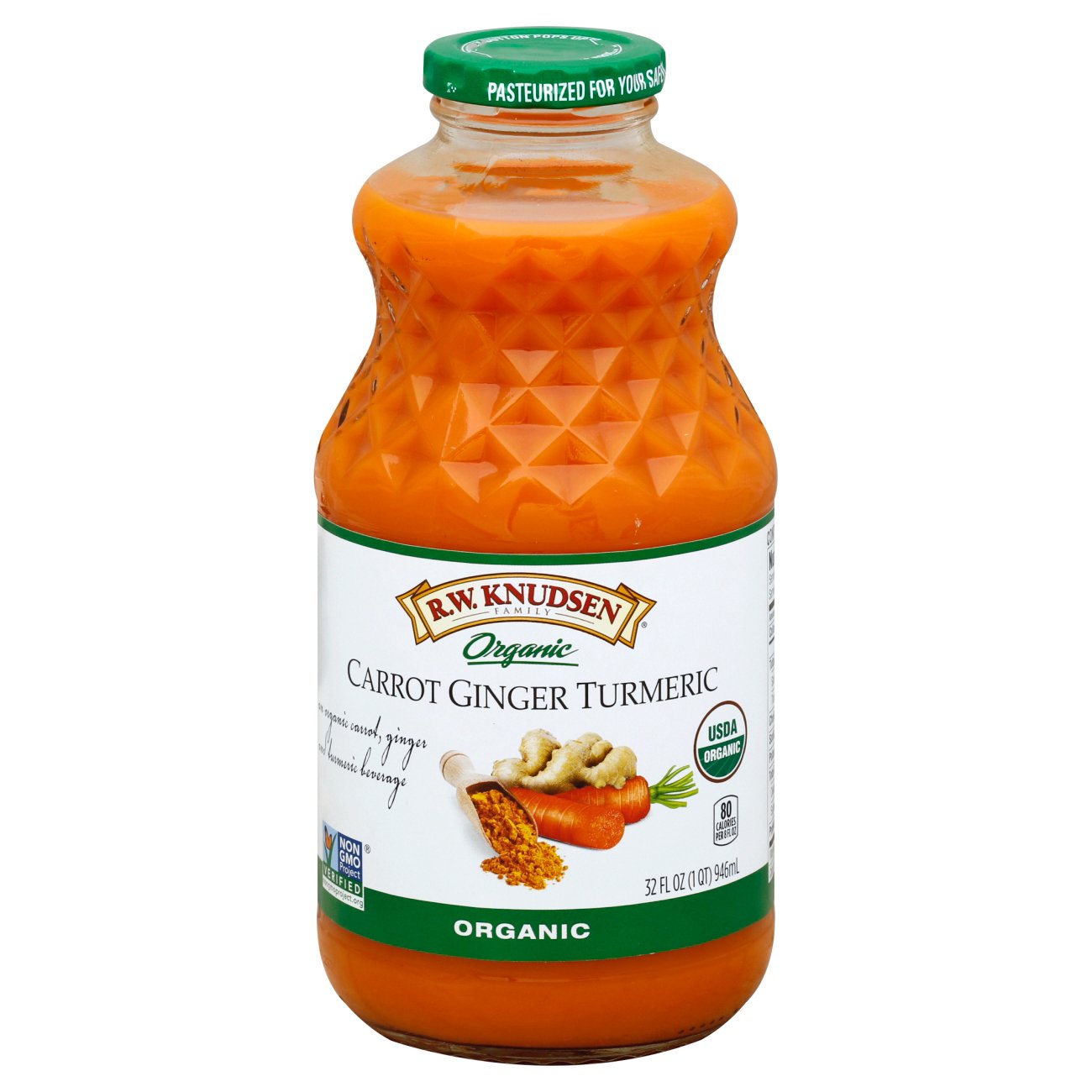 R.W. Knudsen Family Organic Carrot Ginger Tumeric Juice Shop Juice at