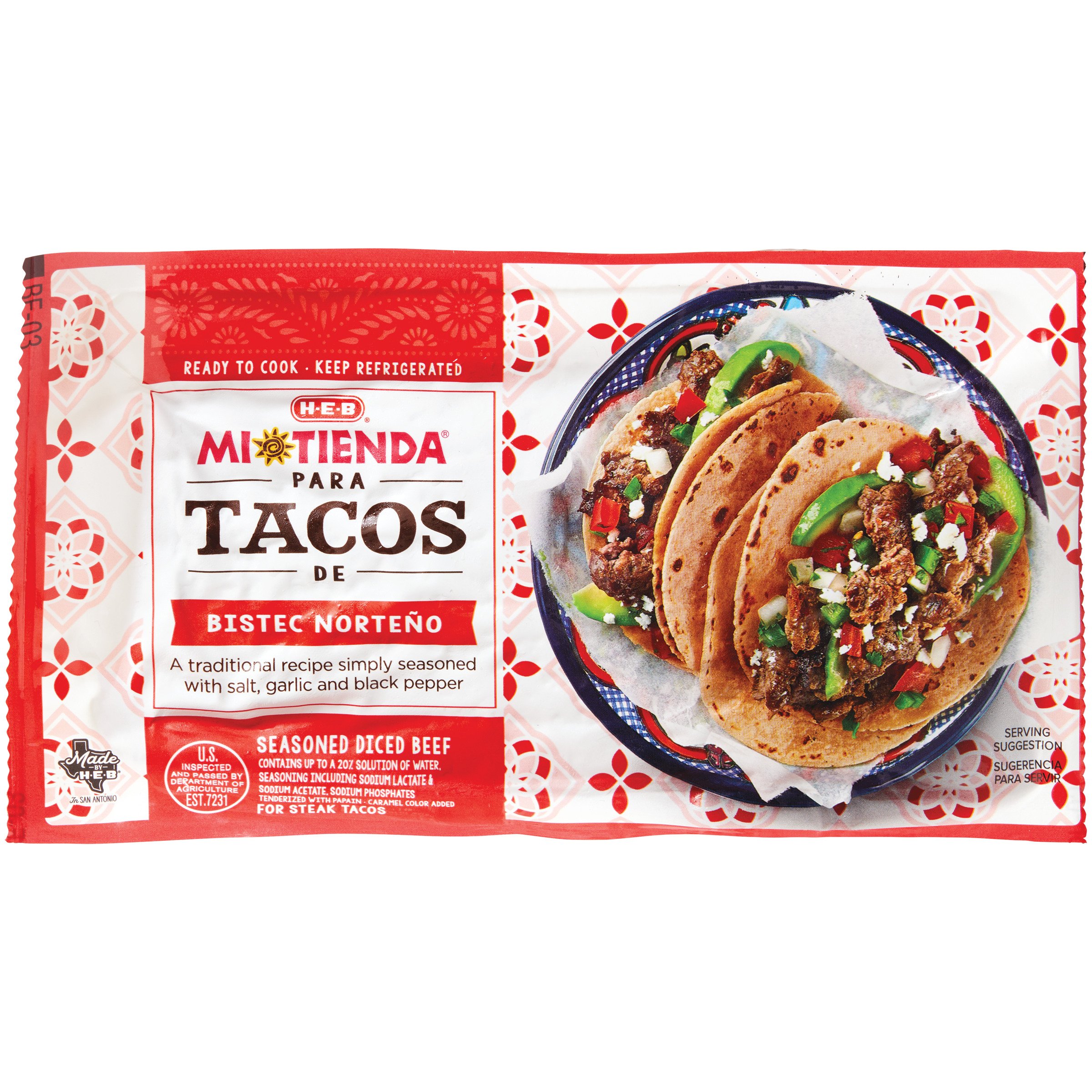 H-E-B 25% Less Sodium Taco Seasoning Mix