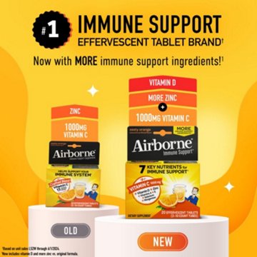 Airborne Effervescent Tablets, Zesty Orange