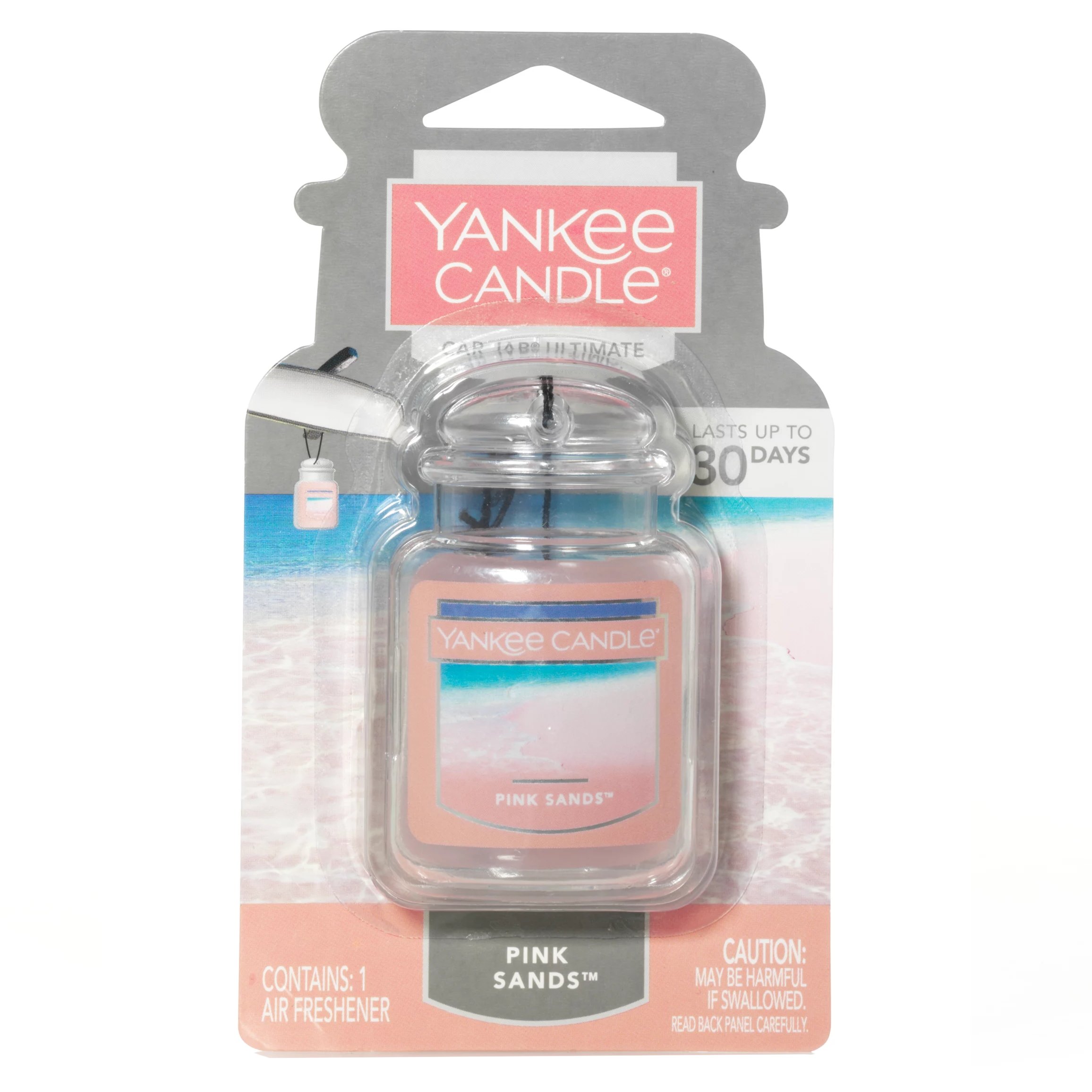 Yankee Candle Car Vent Clip HW Pink Sands, Smart Scent