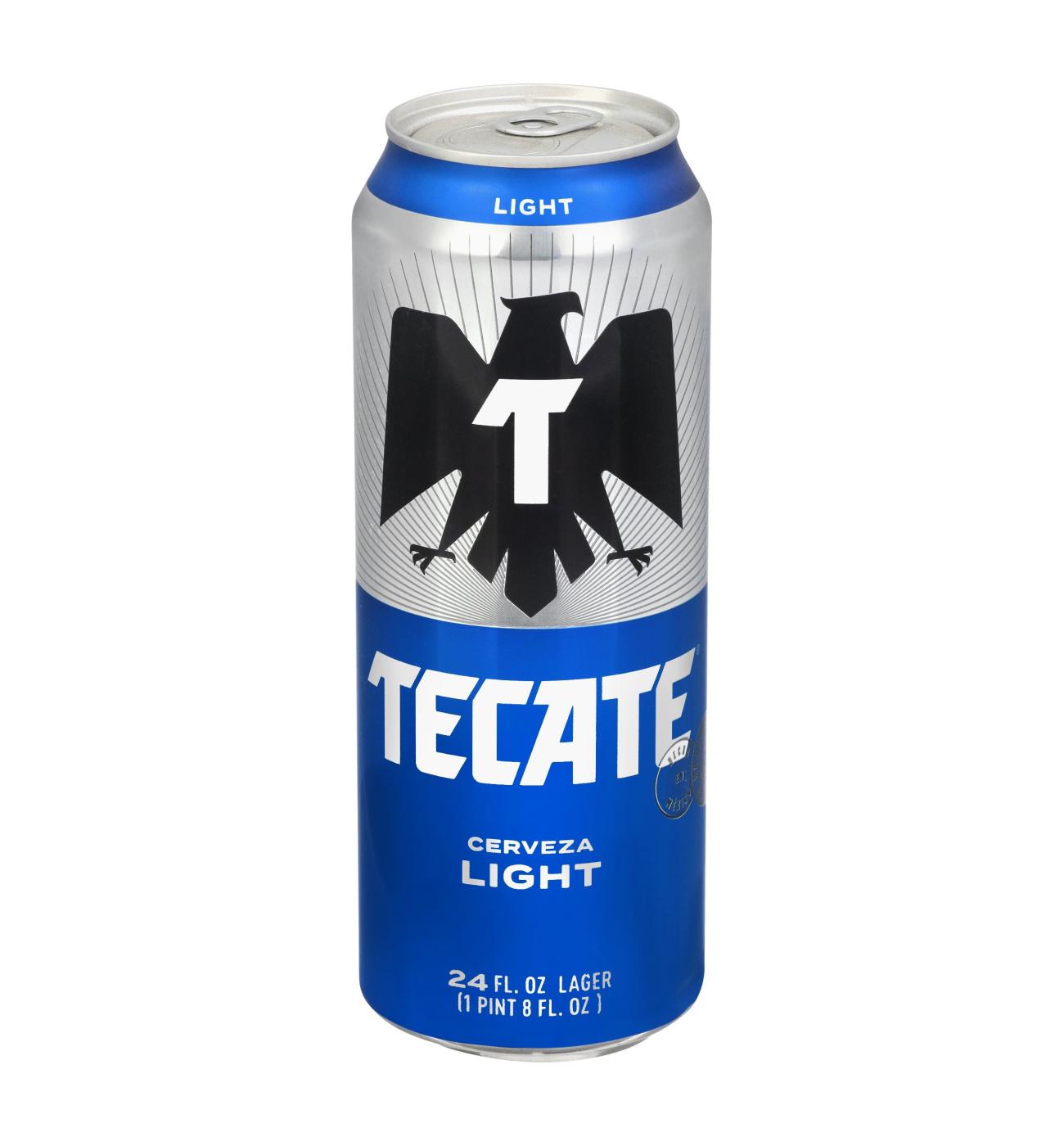 Tecate Light Beer 24 oz Cans; image 2 of 2