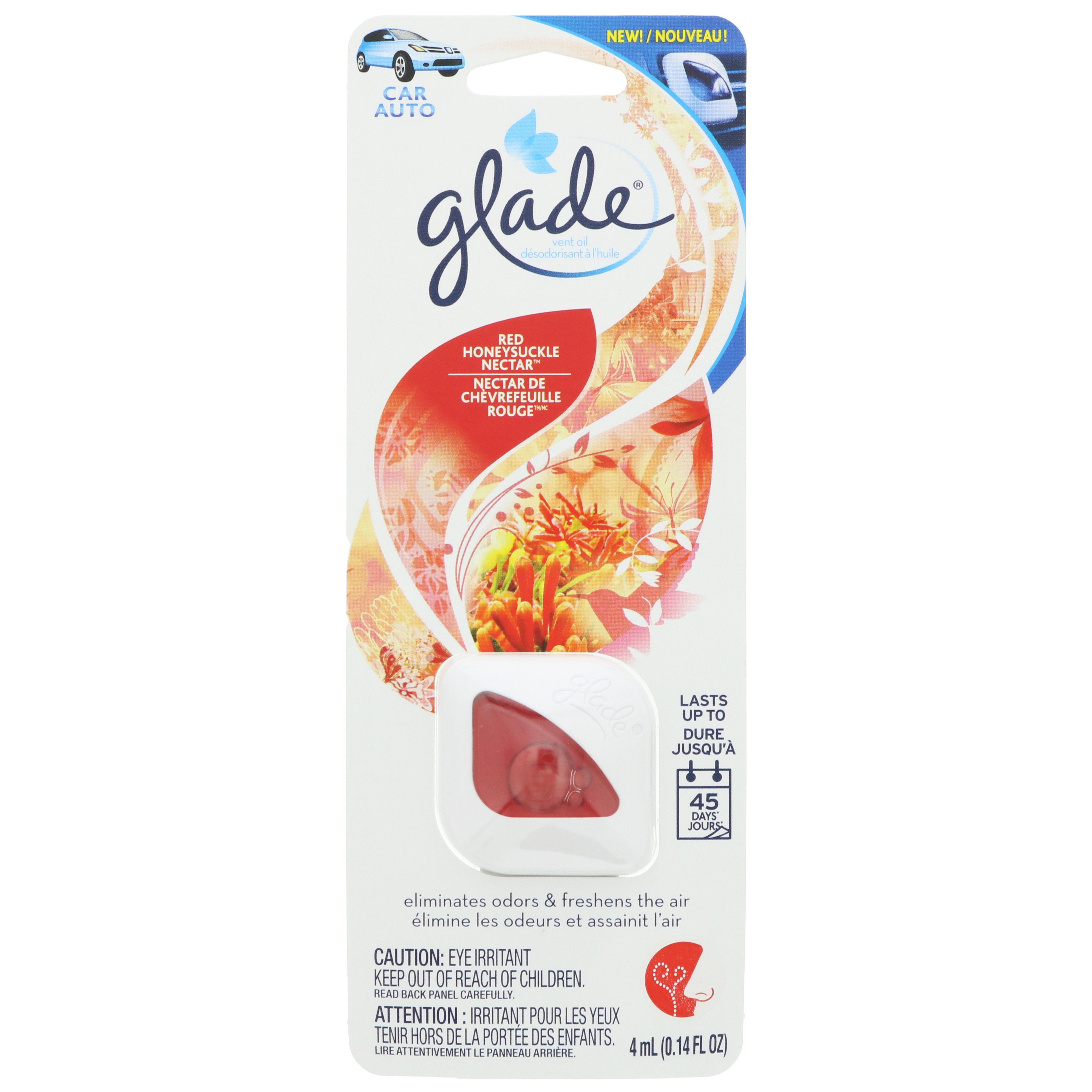 Glade 2 In 1 Vent Oil Red Honeysuckle Shop Car accessories at HEB