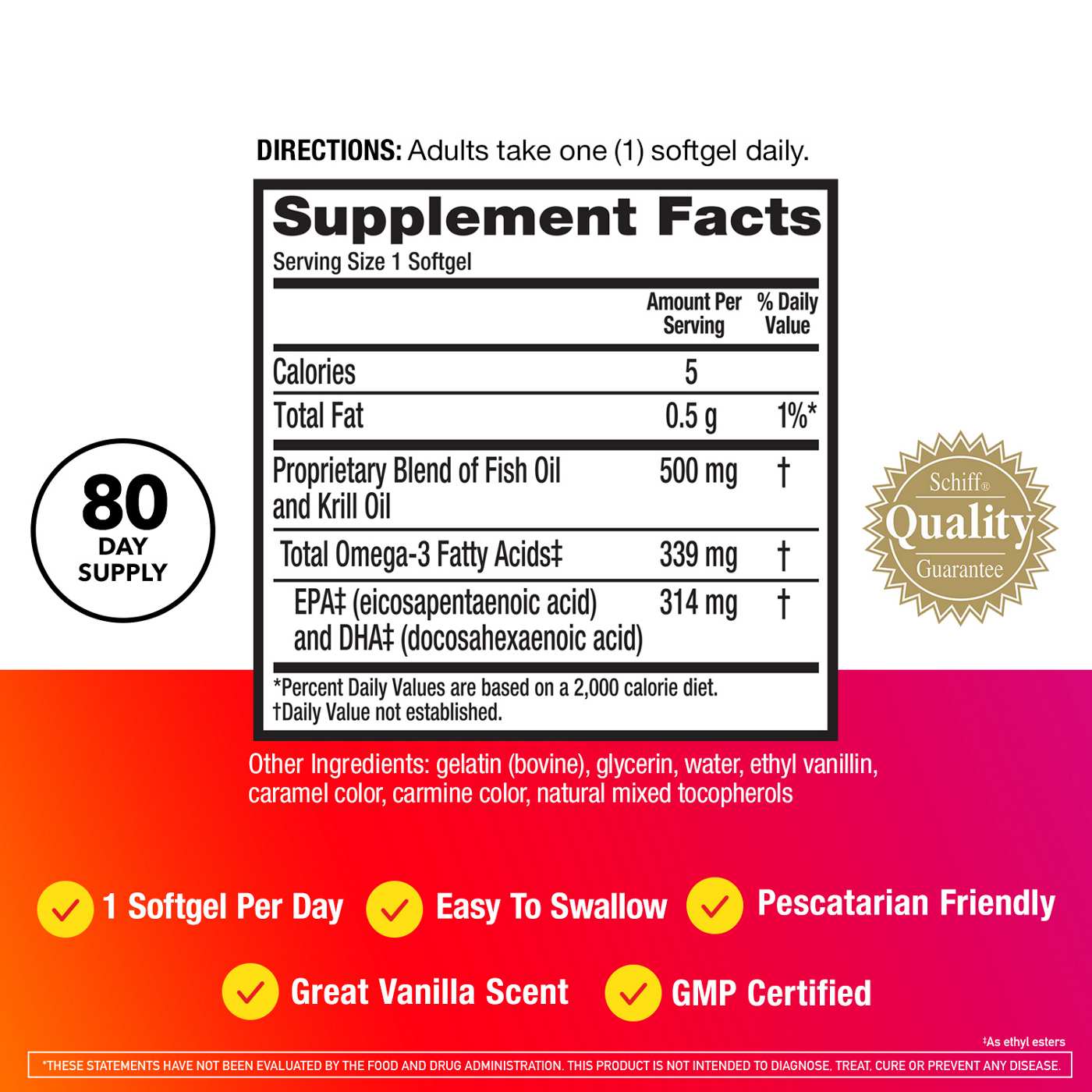 MegaRed Advanced 4 In 1 Omega 3S - 500 Mg Softgels; image 8 of 8