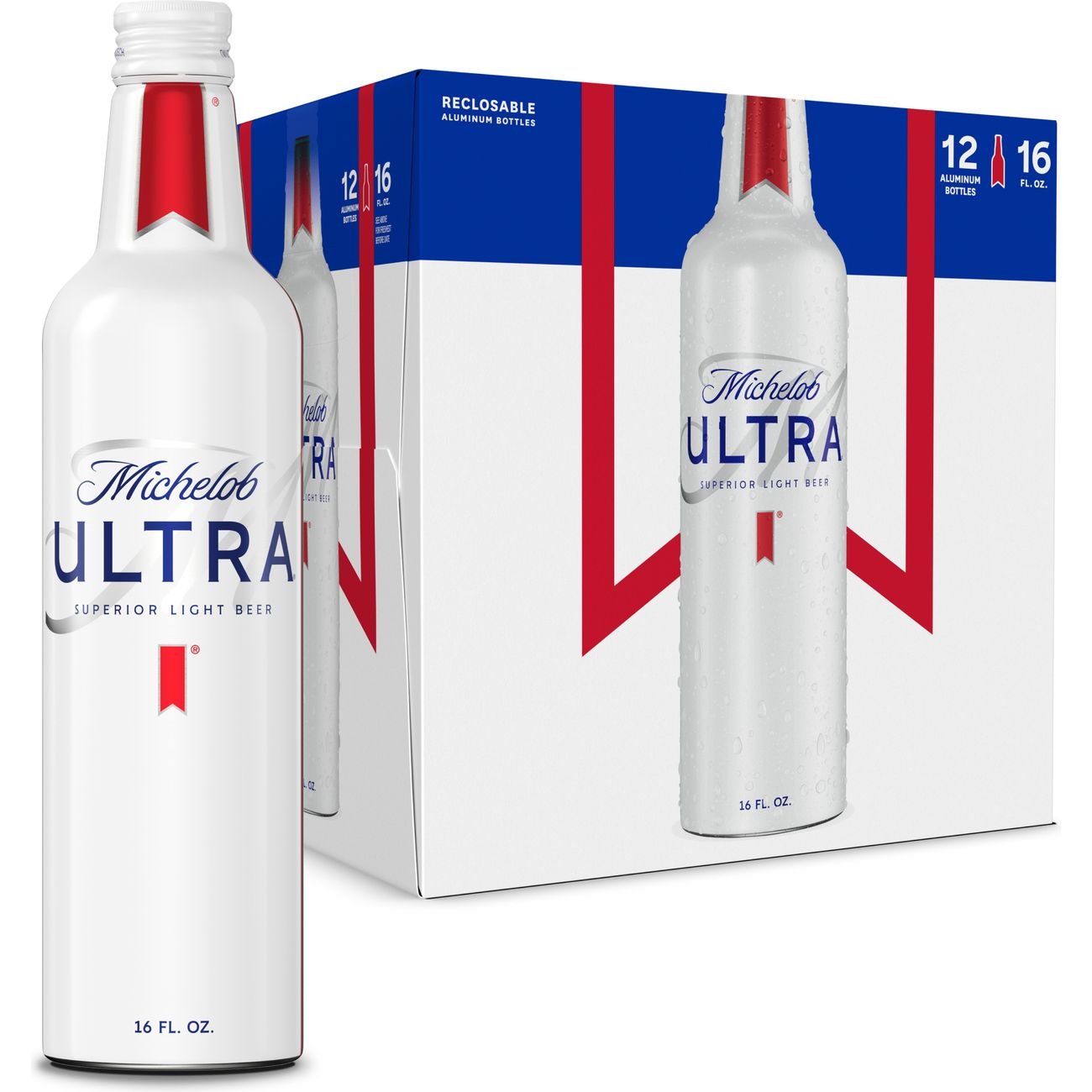 Michelob Ultra 16 oz Aluminum Bottles Shop Beer at HEB
