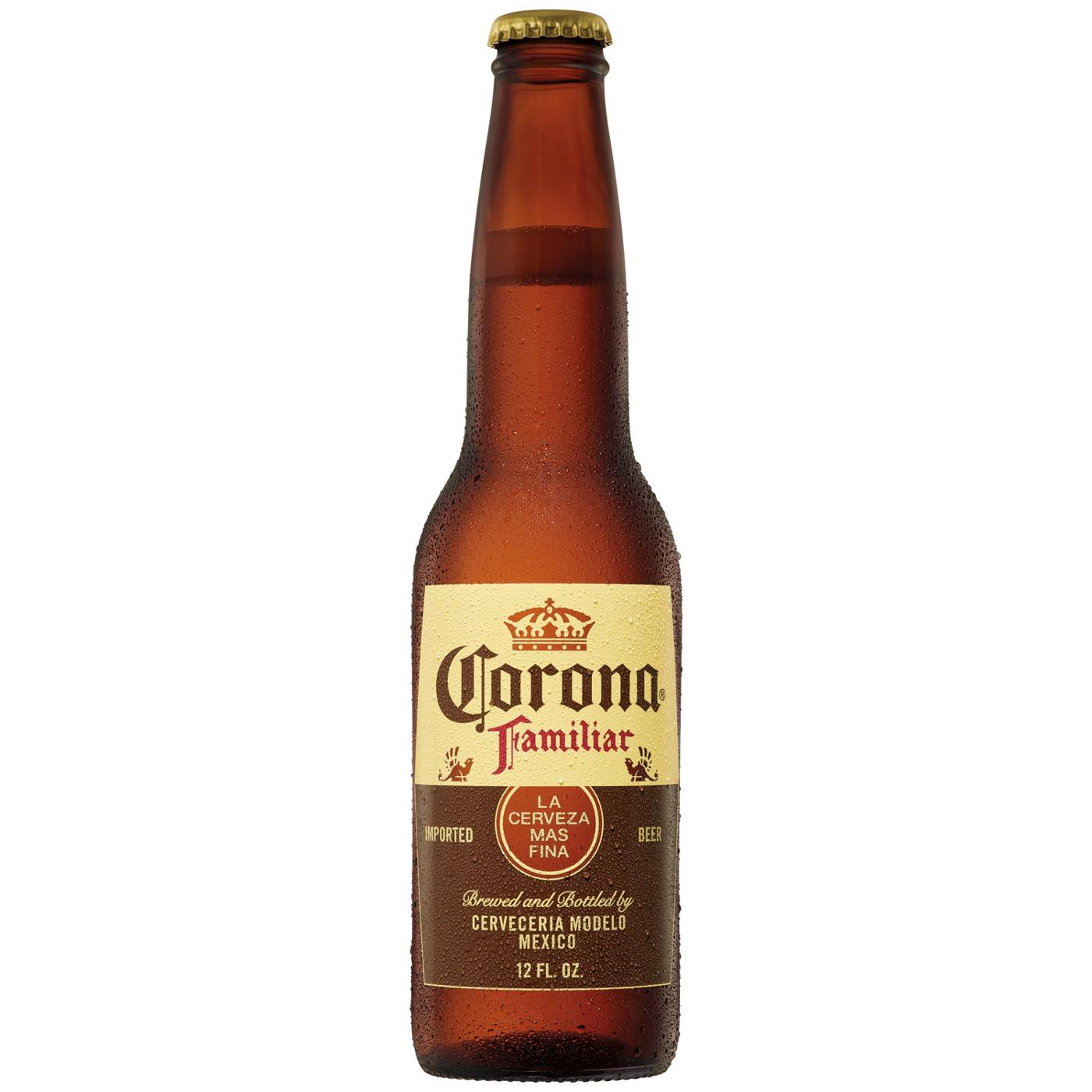 Corona Familiar Mexican Lager Import Beer 12 oz Bottles, 12 pk; image 8 of 10