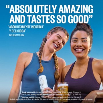 Corona Premier Mexican Lager Import Lower Calorie Light Beer, 6 pk, 12 oz