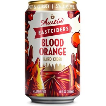 Austin Eastciders Blood Orange Cider 6 pk Cans, 12 oz