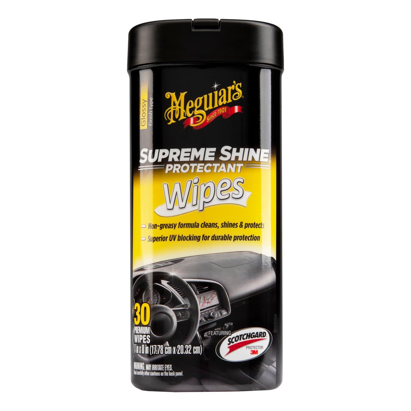 Meguiar's Supreme Shine Protectant Wipes; image 1 of 2