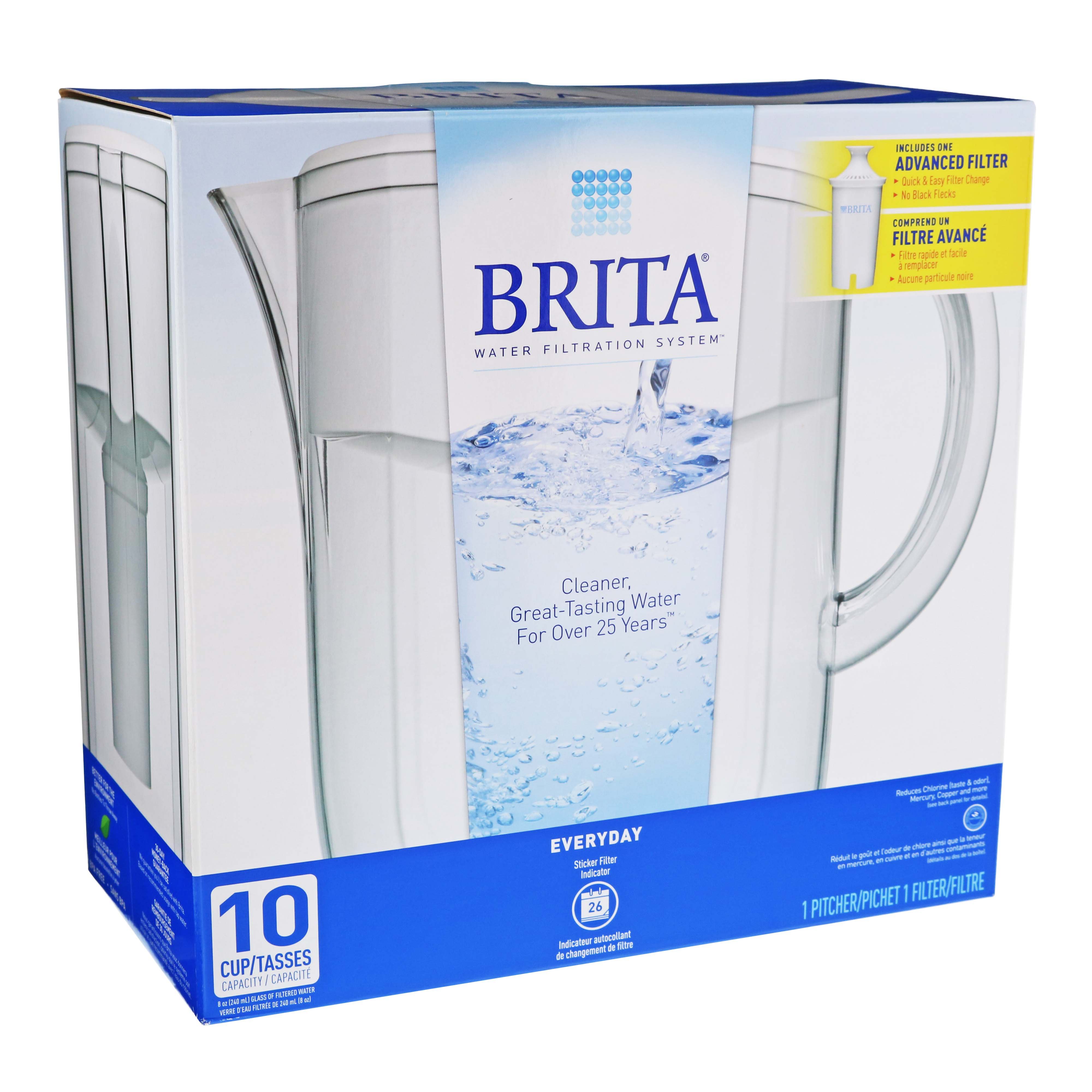 Brita Everyday Pitcher White - Shop Water Filters at H-E-B