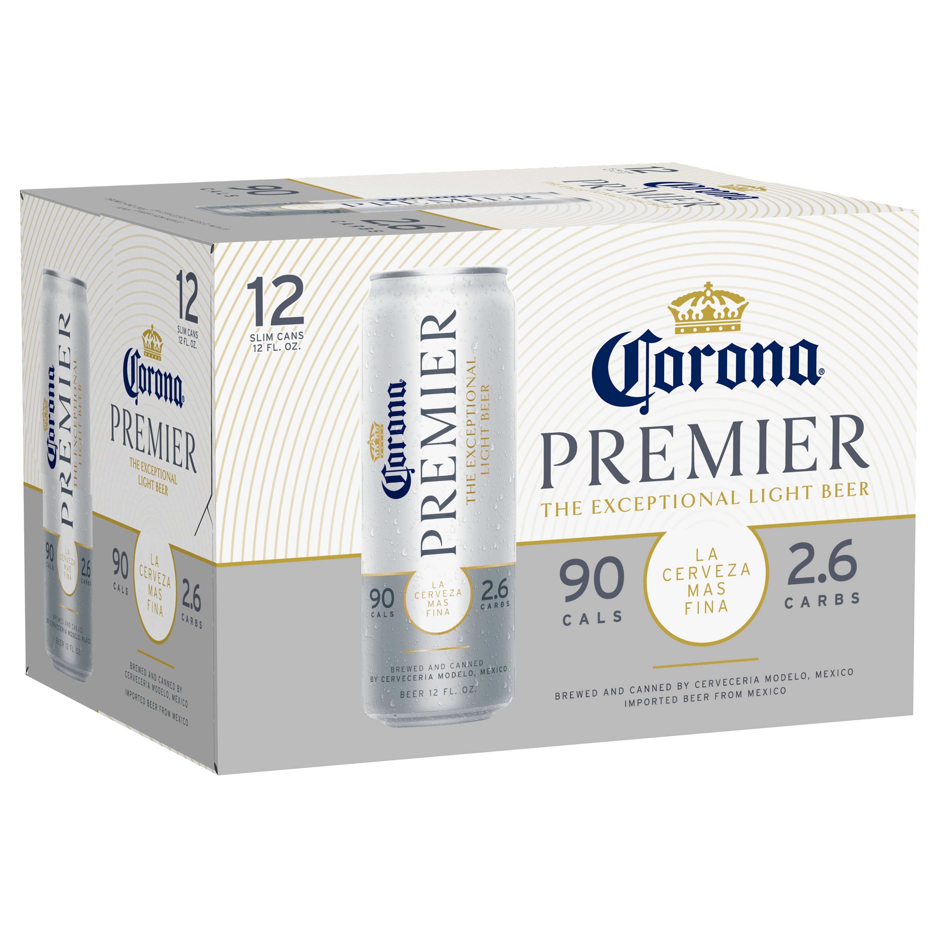 Corona Premier Mexican Lager Import Light Beer Oz Cans Pk Shop Beer At H E B