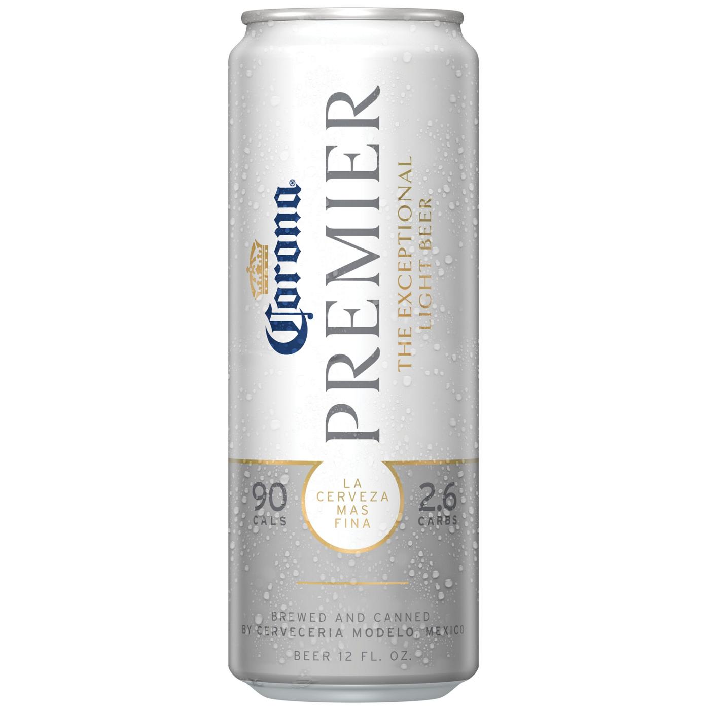 Corona Premier Mexican Lager Import Light Beer 12 oz Cans, 12 pk; image 9 of 10