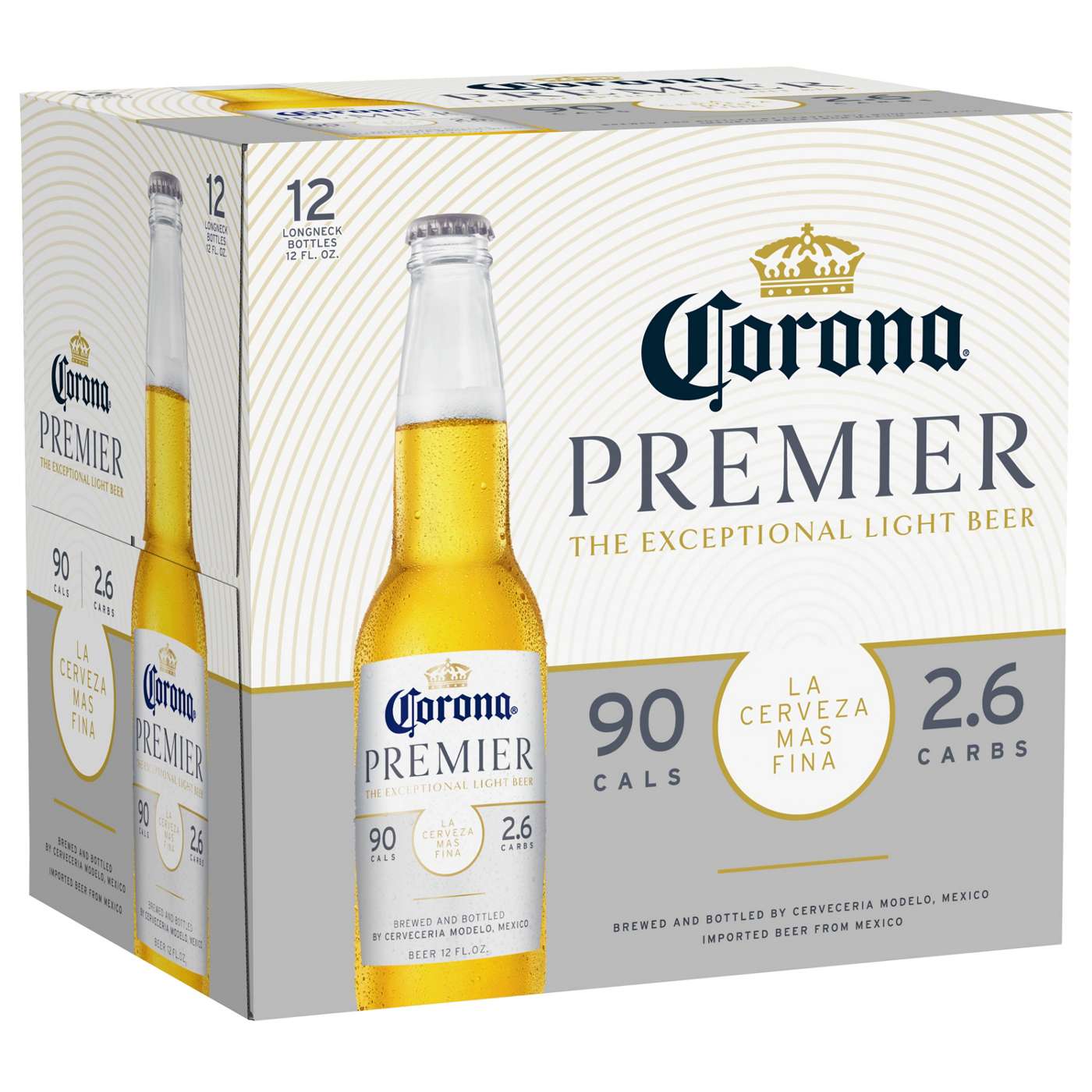 Corona Premier Mexican Lager Import Light Beer 12 oz Bottles, 12 pk; image 1 of 10