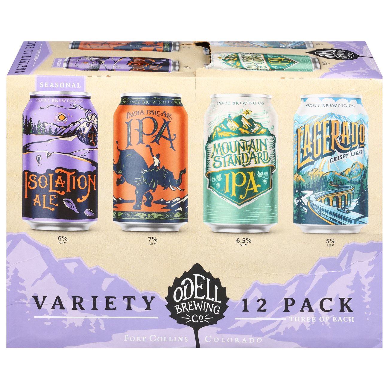 Odell Montage Variety Pack Beer 12 oz Cans Shop Beer at HEB