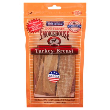 Smokehouse Turkey Breast Dog Treats, 3 oz