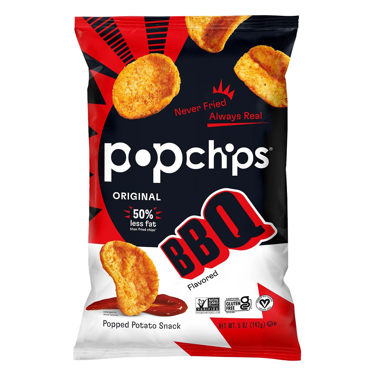 Popchips Popped Potato Snacks - BBQ - Shop Chips at H-E-B