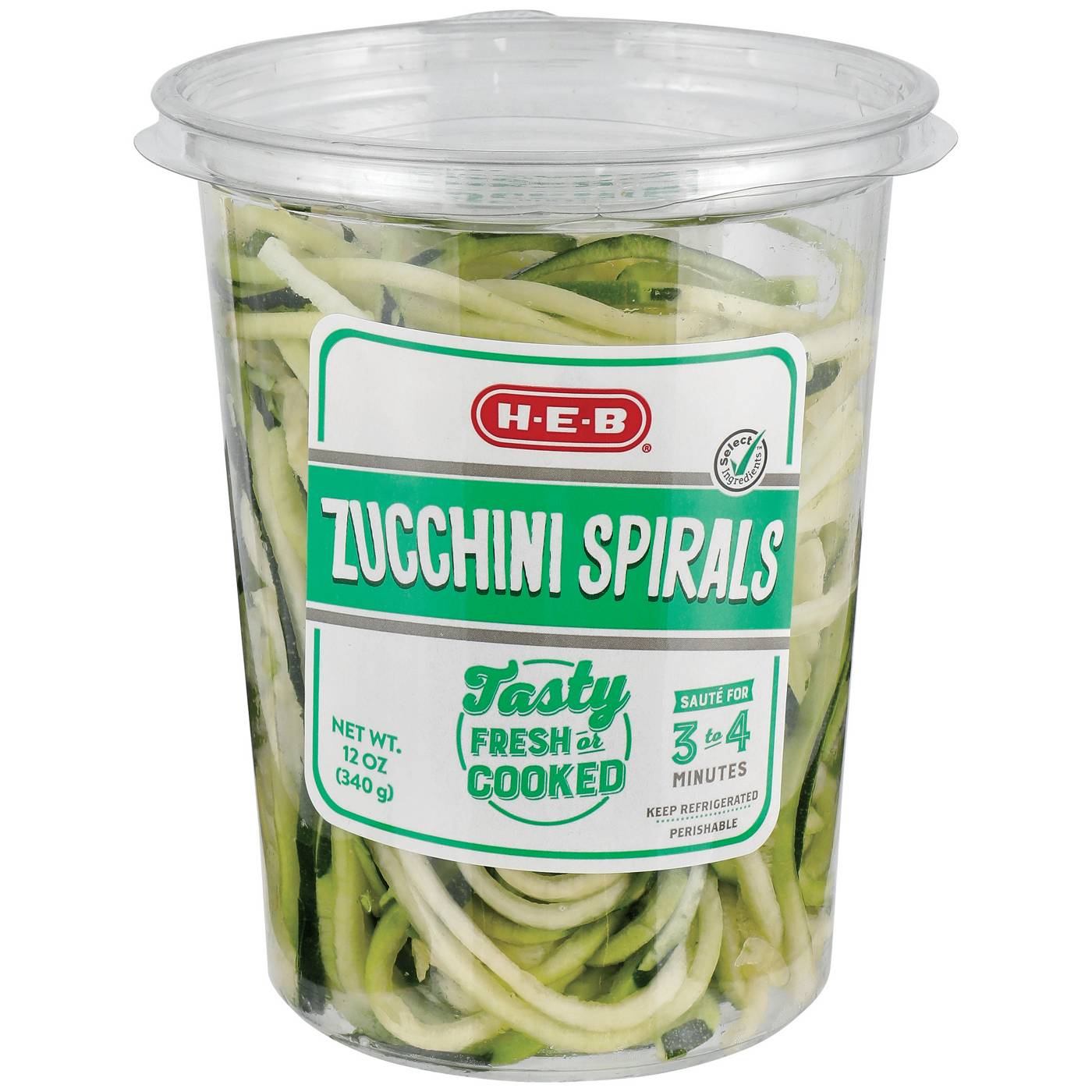 H-E-B Fresh Zucchini Spirals; image 1 of 3