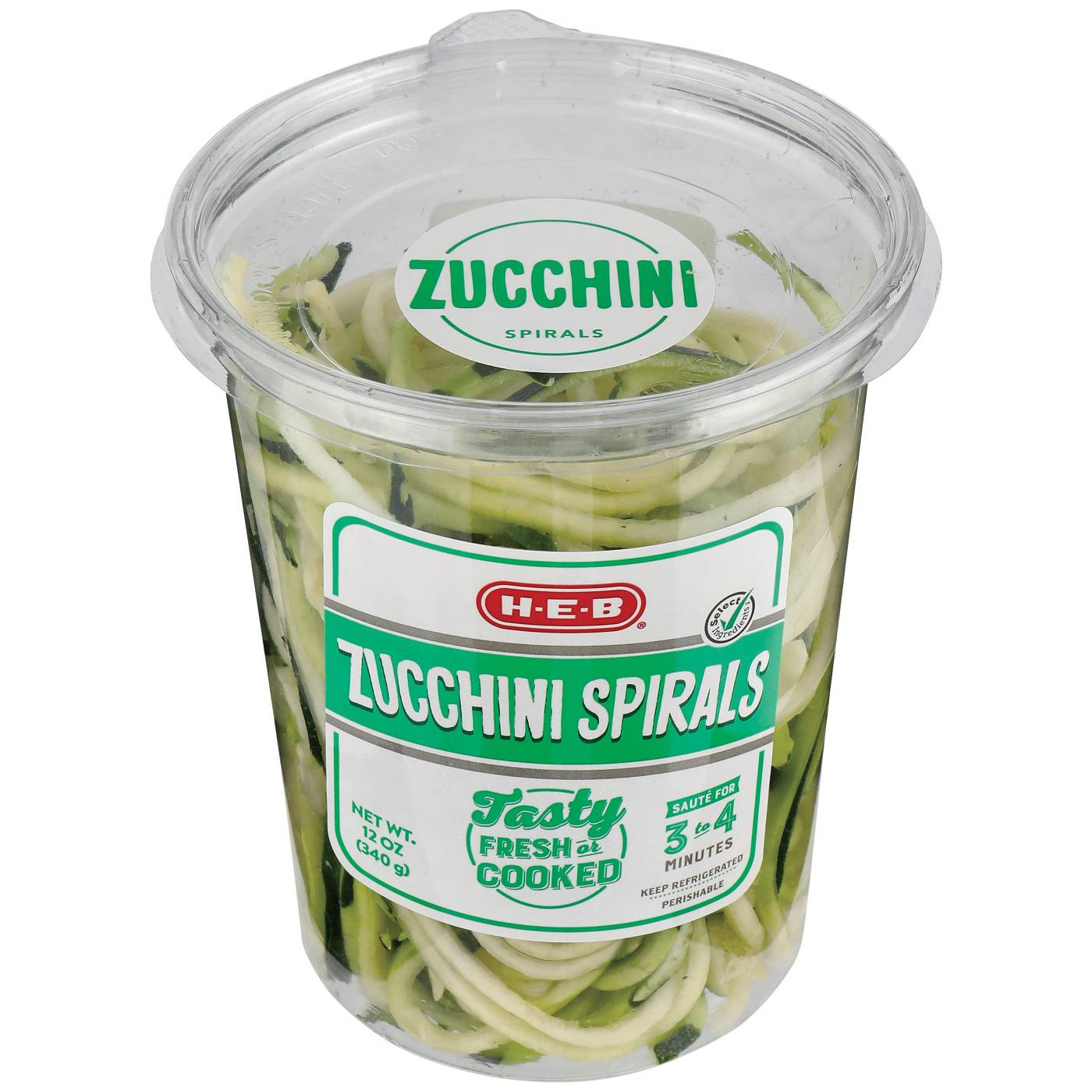 H-E-B Fresh Zucchini Spirals; image 2 of 3