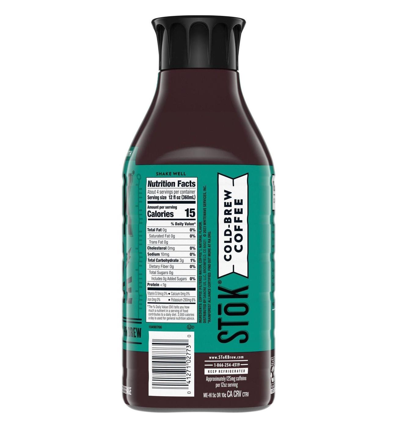 SToK Bold & Smooth Black Unsweetened Cold Brew Coffee; image 3 of 10