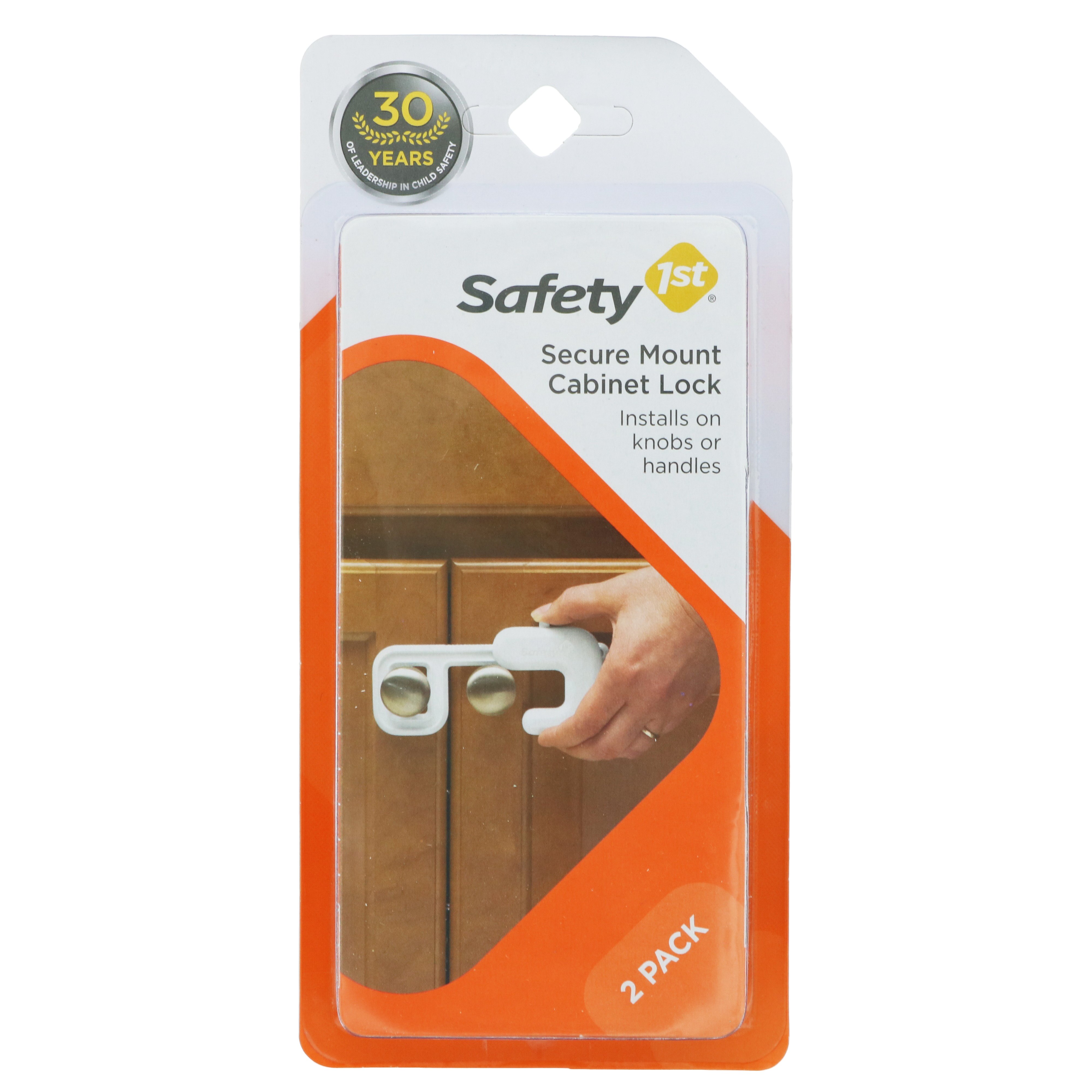 Safety 1st White Double Door Cabinet Lock - Each