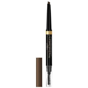 L'Oréal Paris Brow Stylist Shape and Fill Mechanical Eye Brow Makeup Pencil Dark Brunette