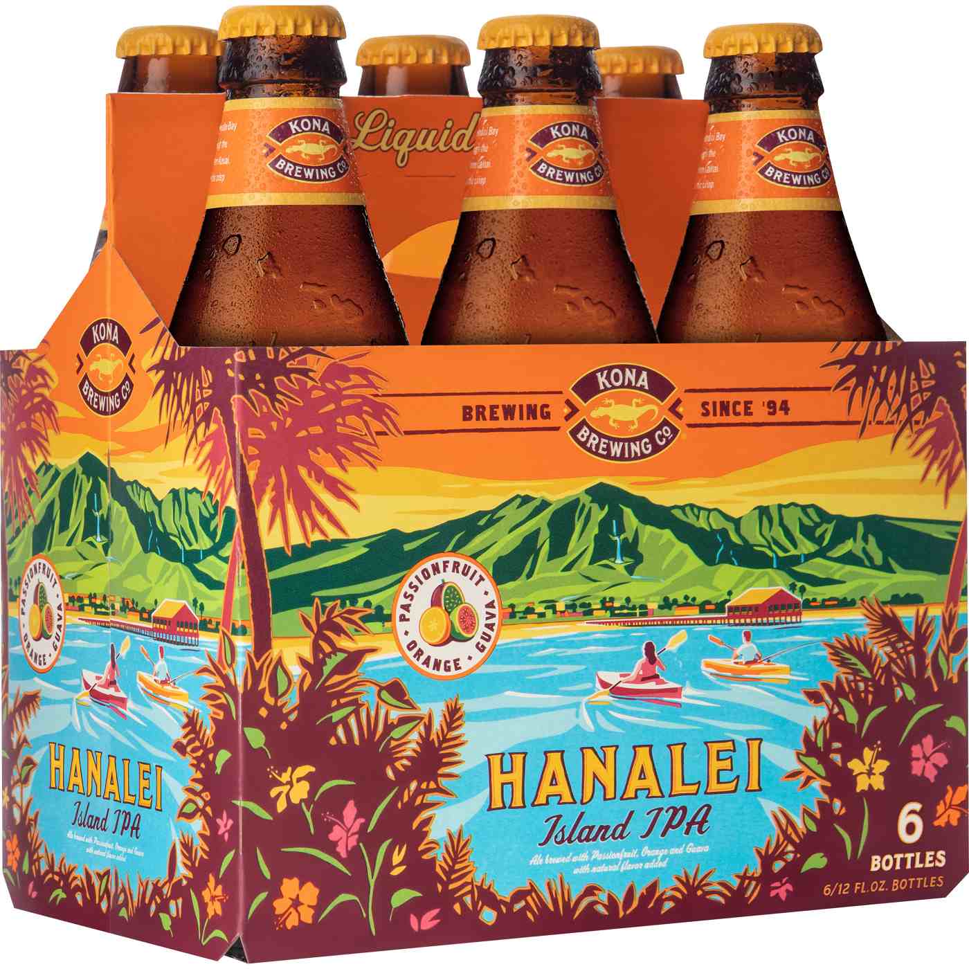 Kona Hanalei Island IPA Beer 12 oz  Bottles; image 1 of 2