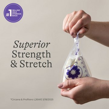 Lansinoh Breastmilk Storage Bags, 6 oz Each, 100 ct