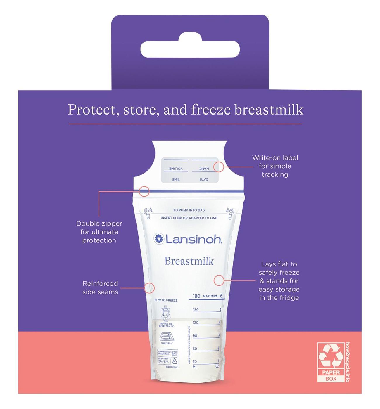 Lansinoh Breastmilk Storage Bags; image 2 of 2