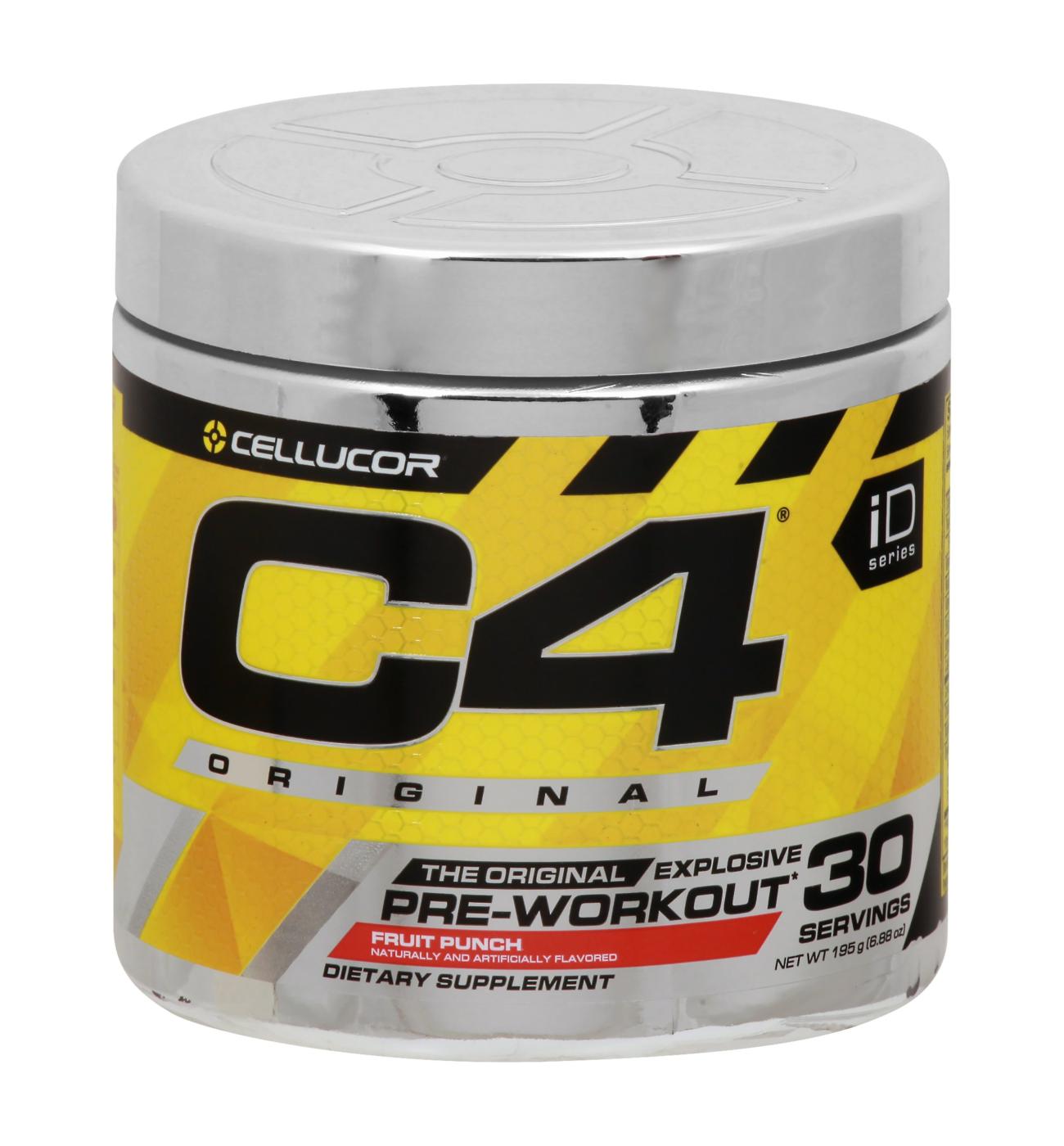 C4 Original PreWorkout Fruit Punch Shop Diet & fitness at HEB