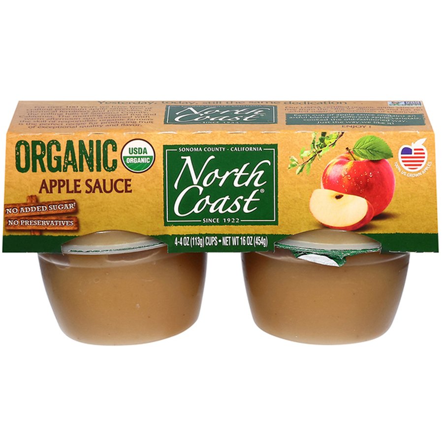 North Coast Organic Apple Sauce Cups - Shop Canned & Dried Food At H-E-B