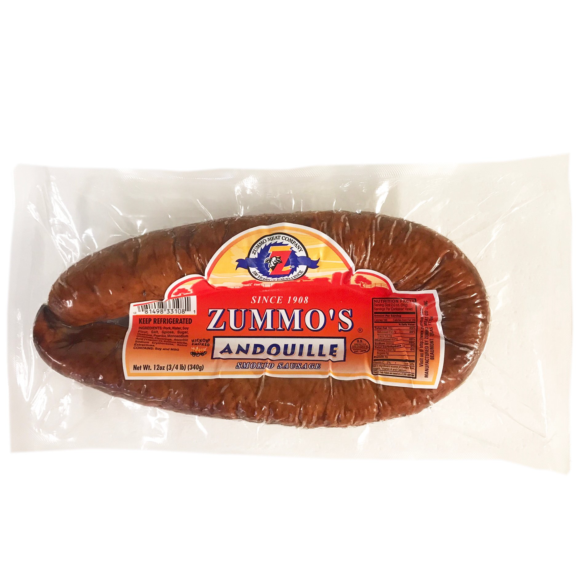 Zummos Andouille Sausage Shop Sausage at HEB