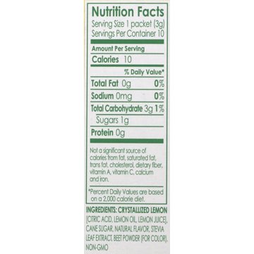 True Lemon Strawberry Lemonade Drink Mix, 10 ct