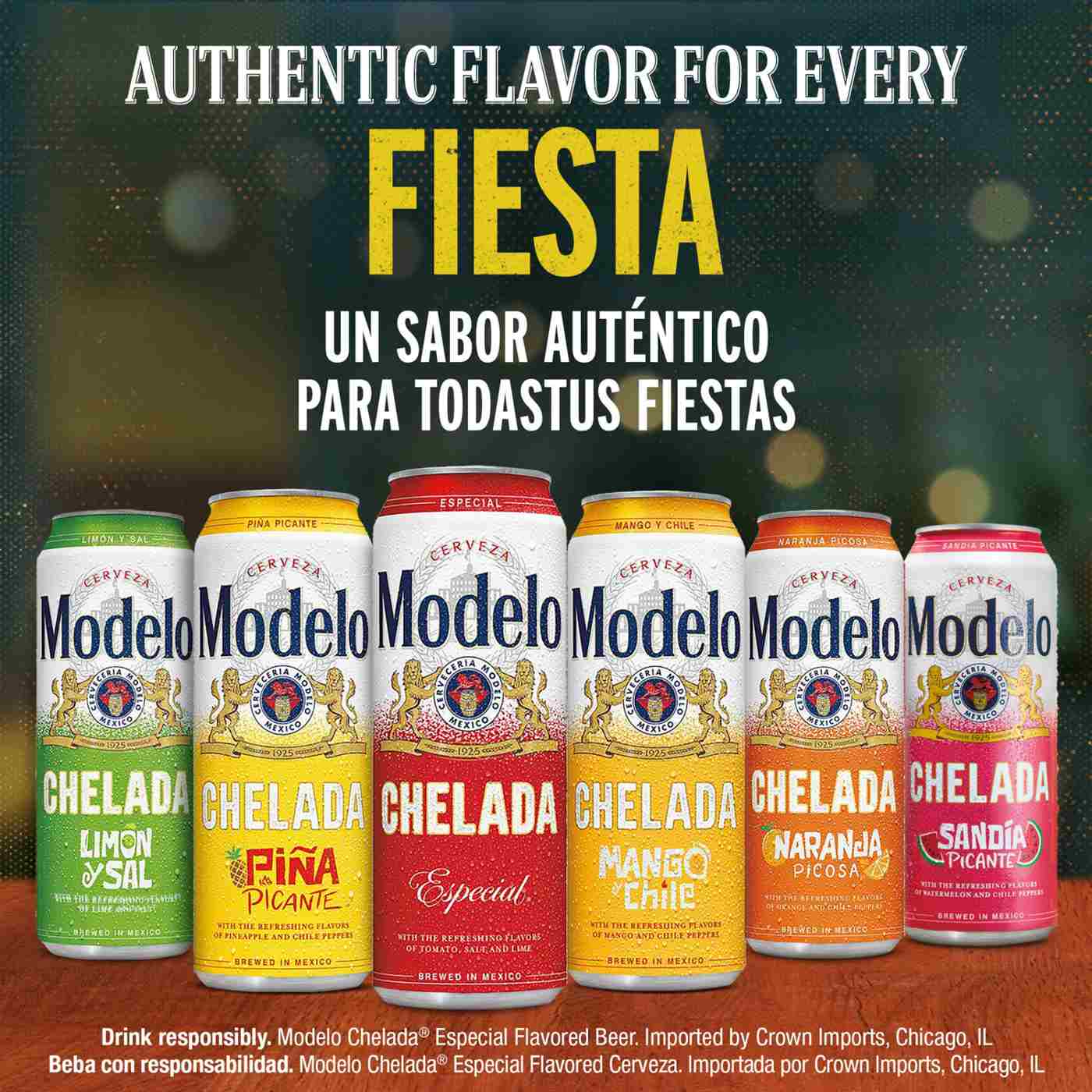 Modelo Chelada Mexican Import Flavored Beer 24 oz Cans, 3 pk; image 9 of 10