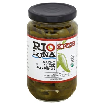 Rio Luna Organic Nacho Sliced Jalapenos, 12 oz