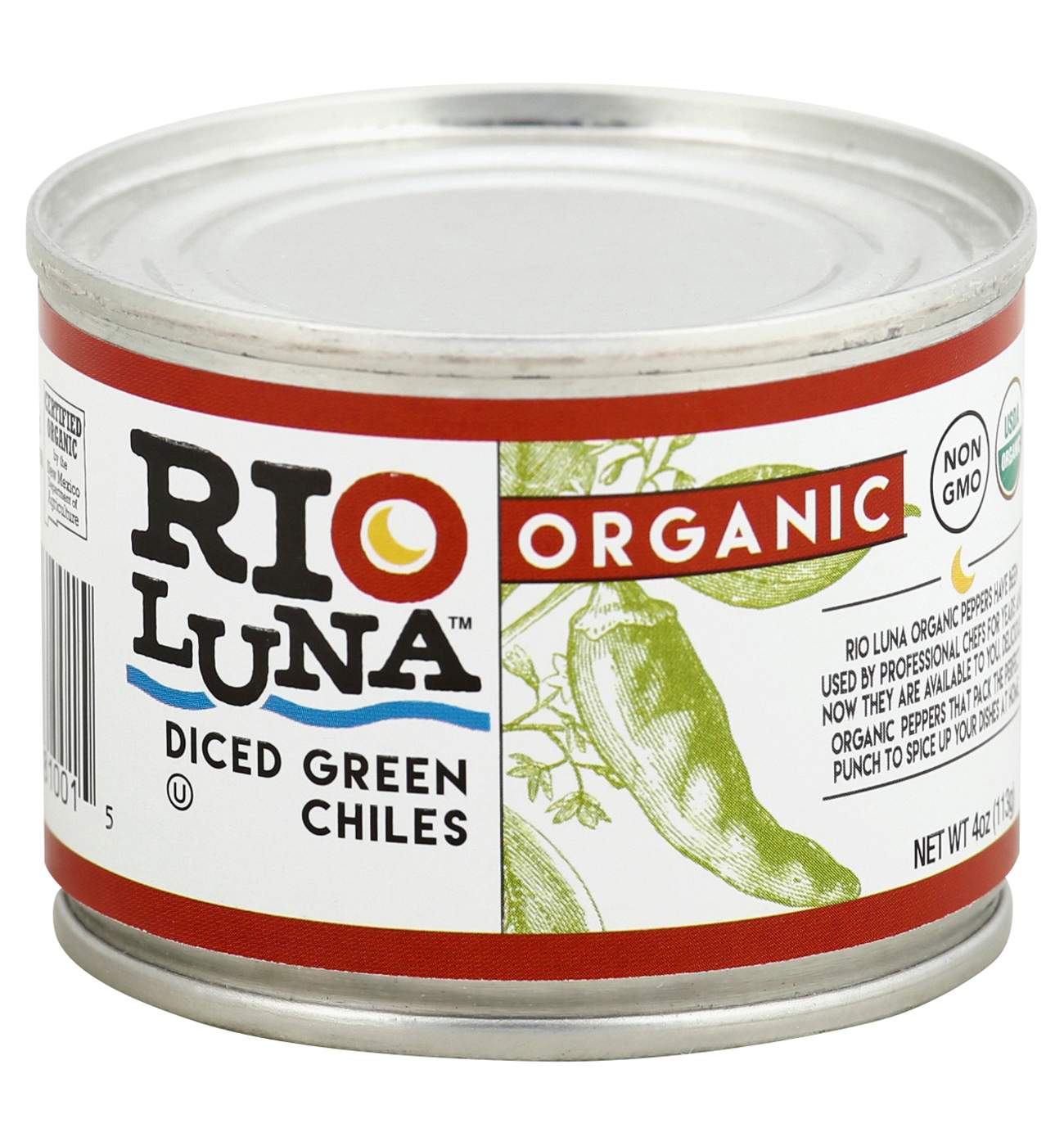 Rio Luna Organic Diced Green Chiles; image 1 of 5