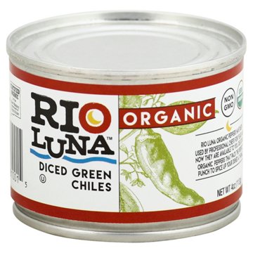 Rio Luna Organic Diced Green Chiles, 4 oz