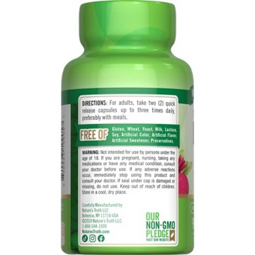 Nature's Truth Beet Root 1000mg Quick-Release Capsules, 90 ct