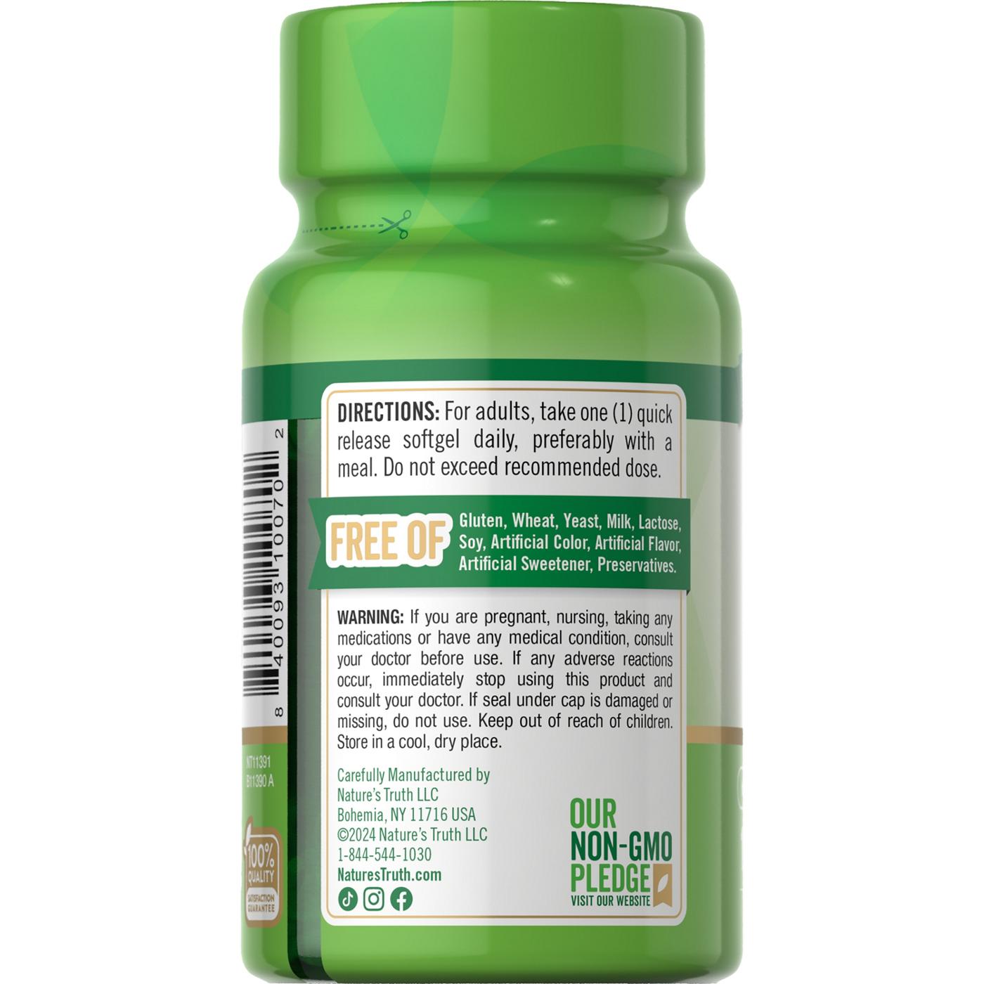 Nature's Truth Vitamin D3 Softgels - 10,000 IU; image 2 of 4