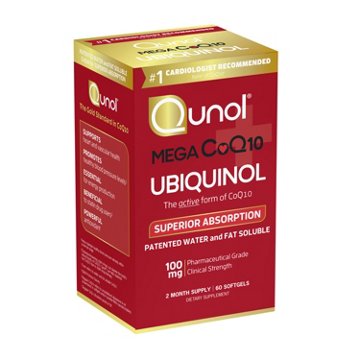 Qunol Mega Ubiquinol Coq10, 60 ct