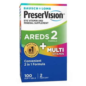 Bausch & Lomb PreserVision AREDS 2 Formula + MultiVitamin Softgels