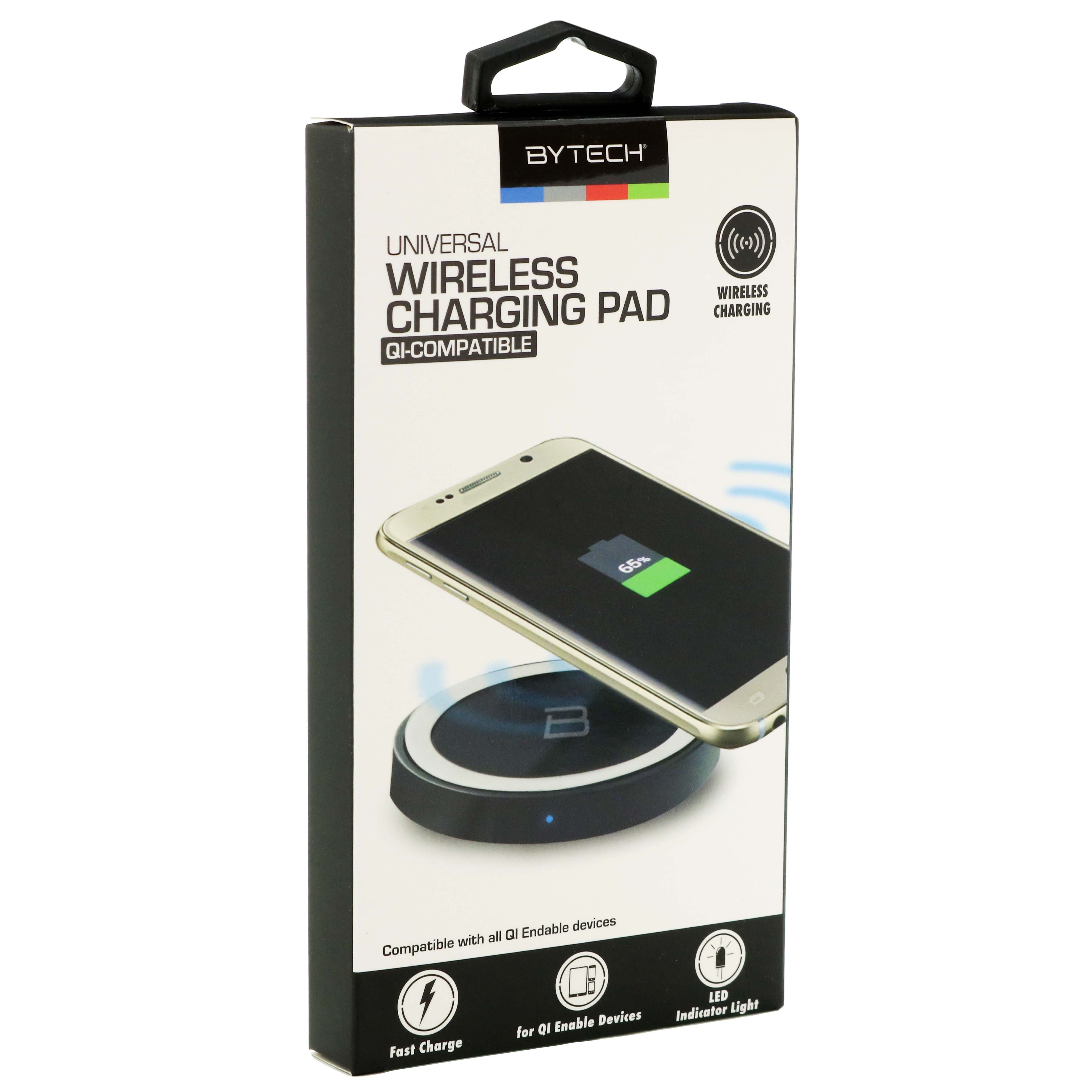 bytech-universal-wireless-charging-pad-black-shop-phone-chargers-at