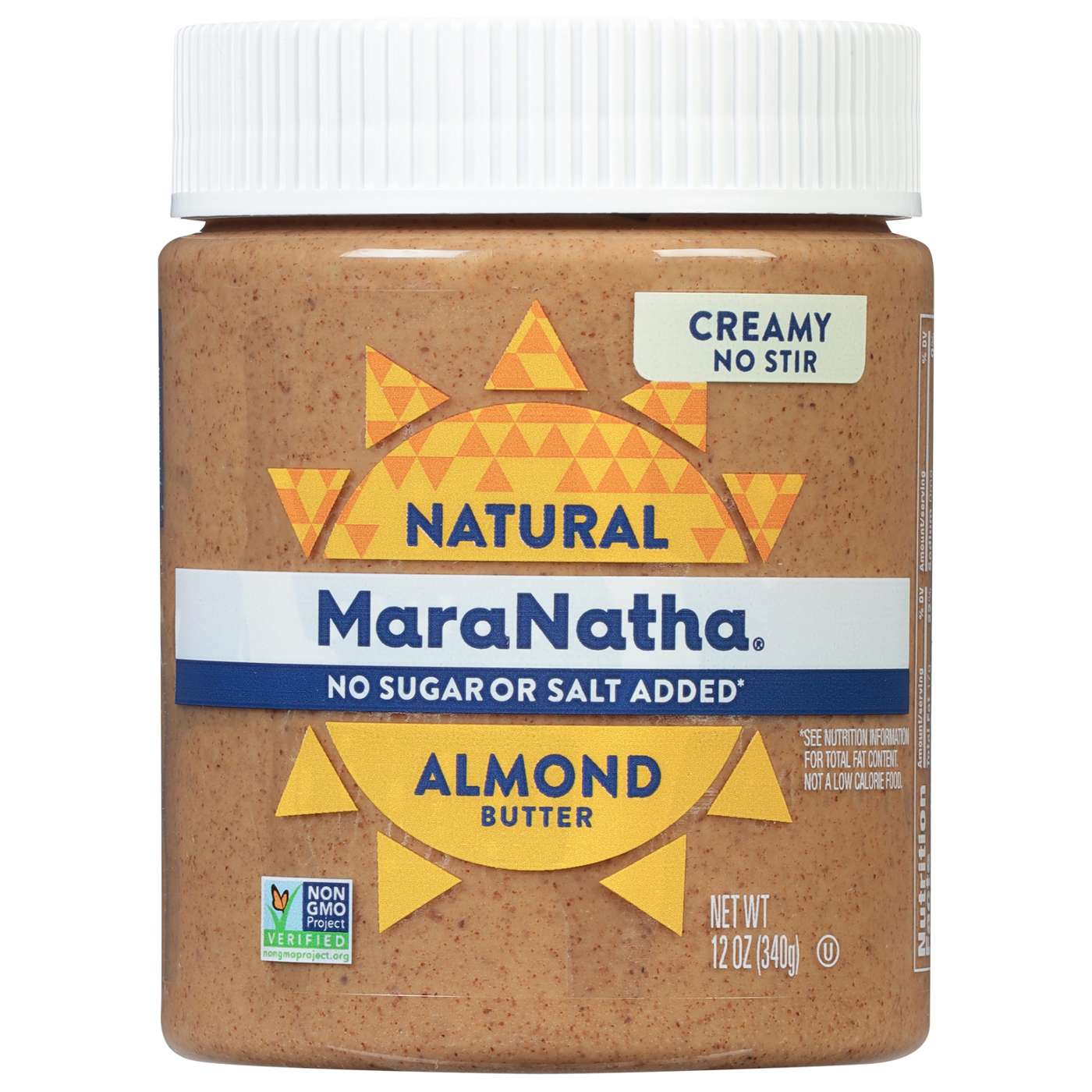 MaraNatha No Salt No Sugar Creamy Almond Butter; image 1 of 2
